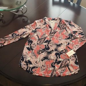 Womens Paisley Blouse